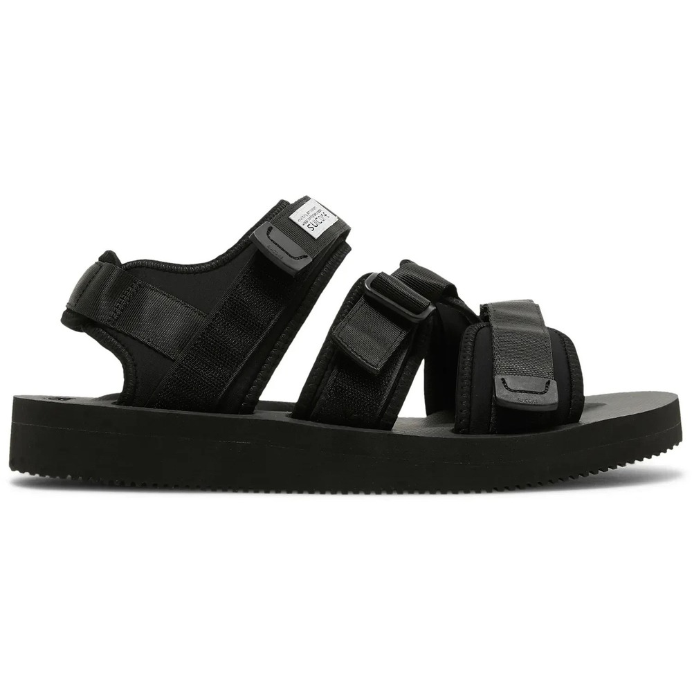 Mens Size 9- SUICOKE KISEE-V OG-044V Black Vibram Slides Sandals Slippers NEW